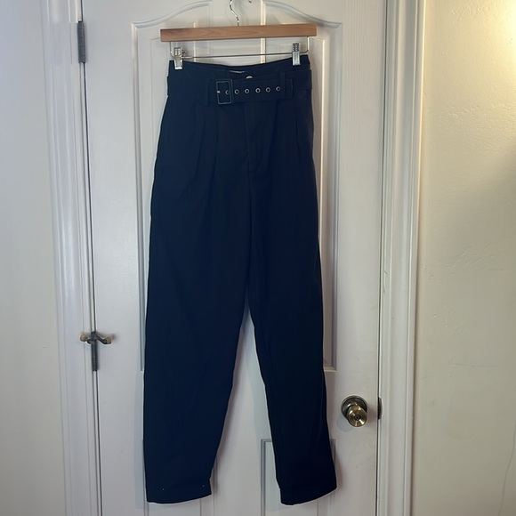 Levi’s | Washed Black Tailor High Loose Pleated Taper Mom Pants 90s Y2K Sz 25/0 - Picture 6 of 13